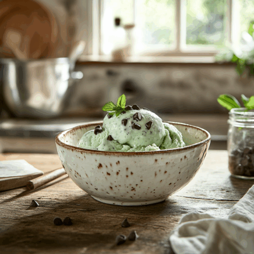 Mint Chocolate Chip Ice Cream