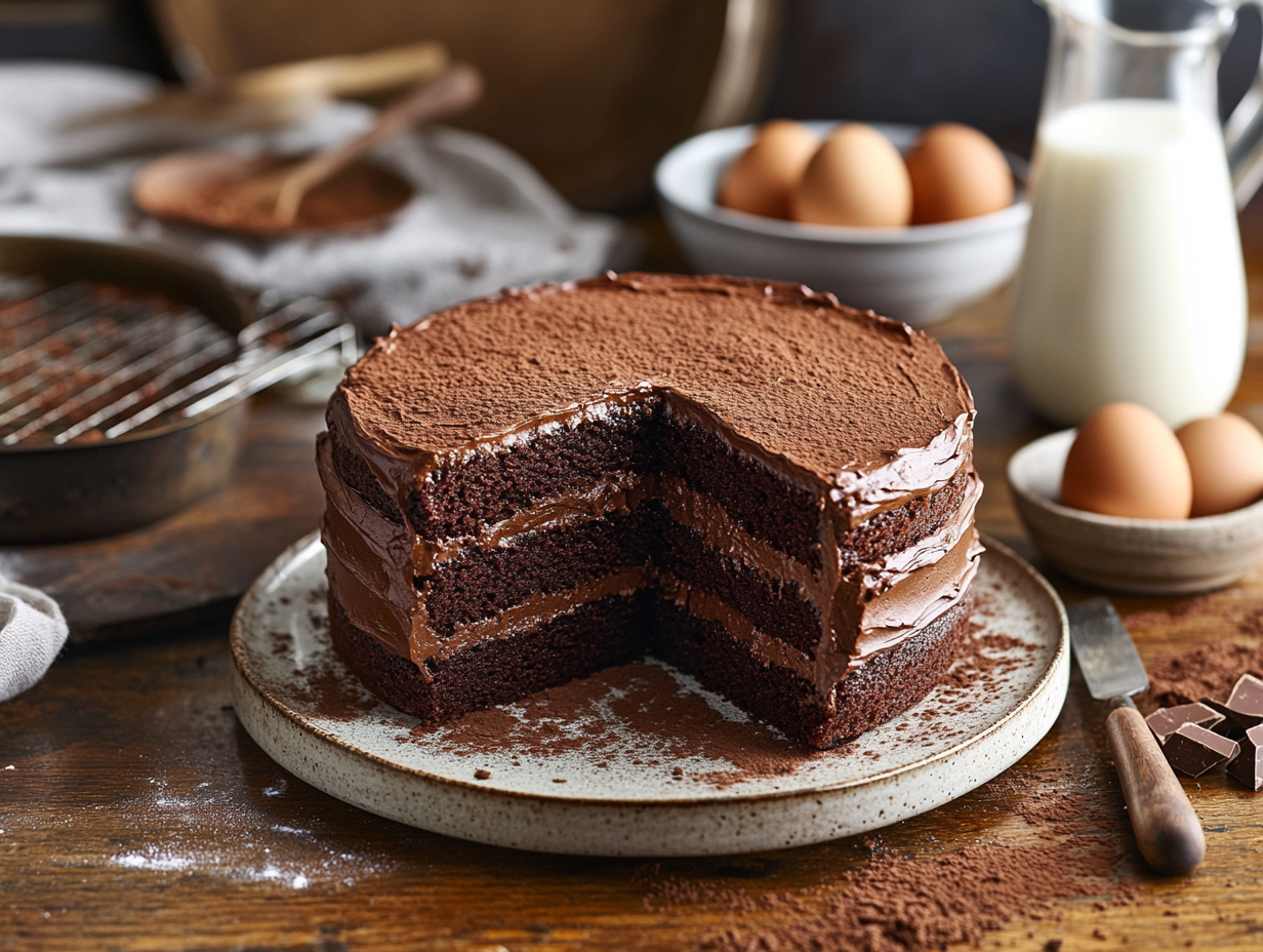 Decadent Chocolate Cake That Melts in Your Mouth