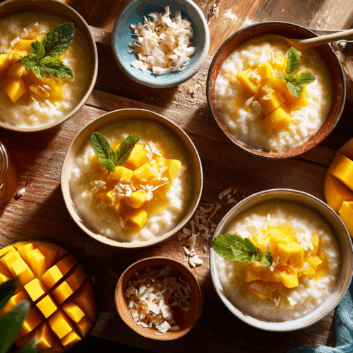 Mango Tapioca Pudding