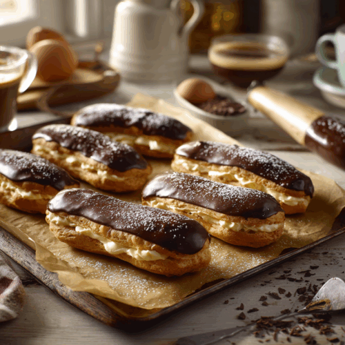 Éclairs au Chocolat (Chocolate Éclairs)