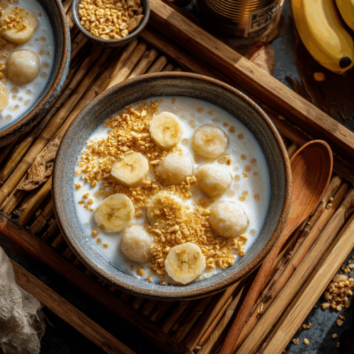 Vietnamese Coconut Tapioca Pudding (Chè Chuối)