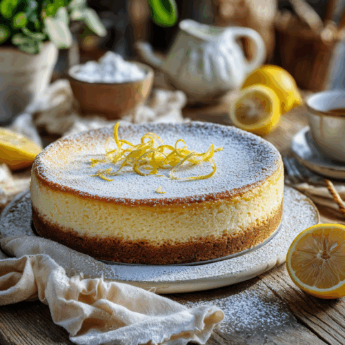 Lemon Ricotta Cheesecake