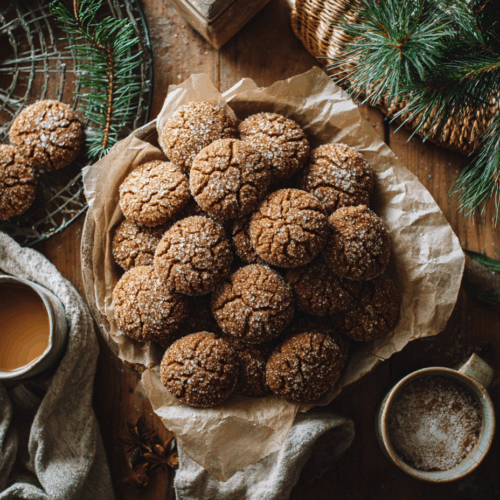Ginger Molasses Cookies