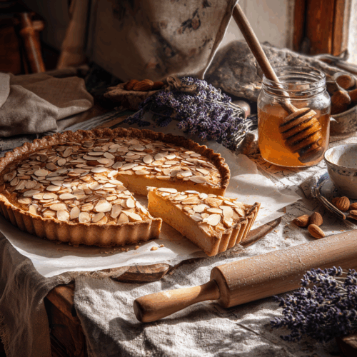 Almond Tart with Honey