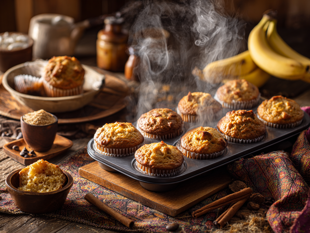 Classic Banana Bread Muffins
