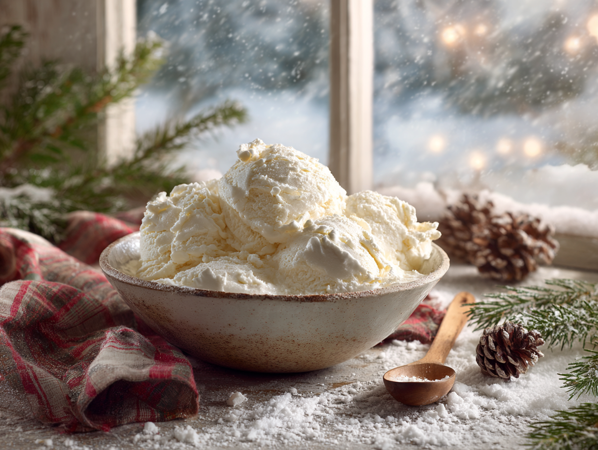 Homemade Snow Ice Cream