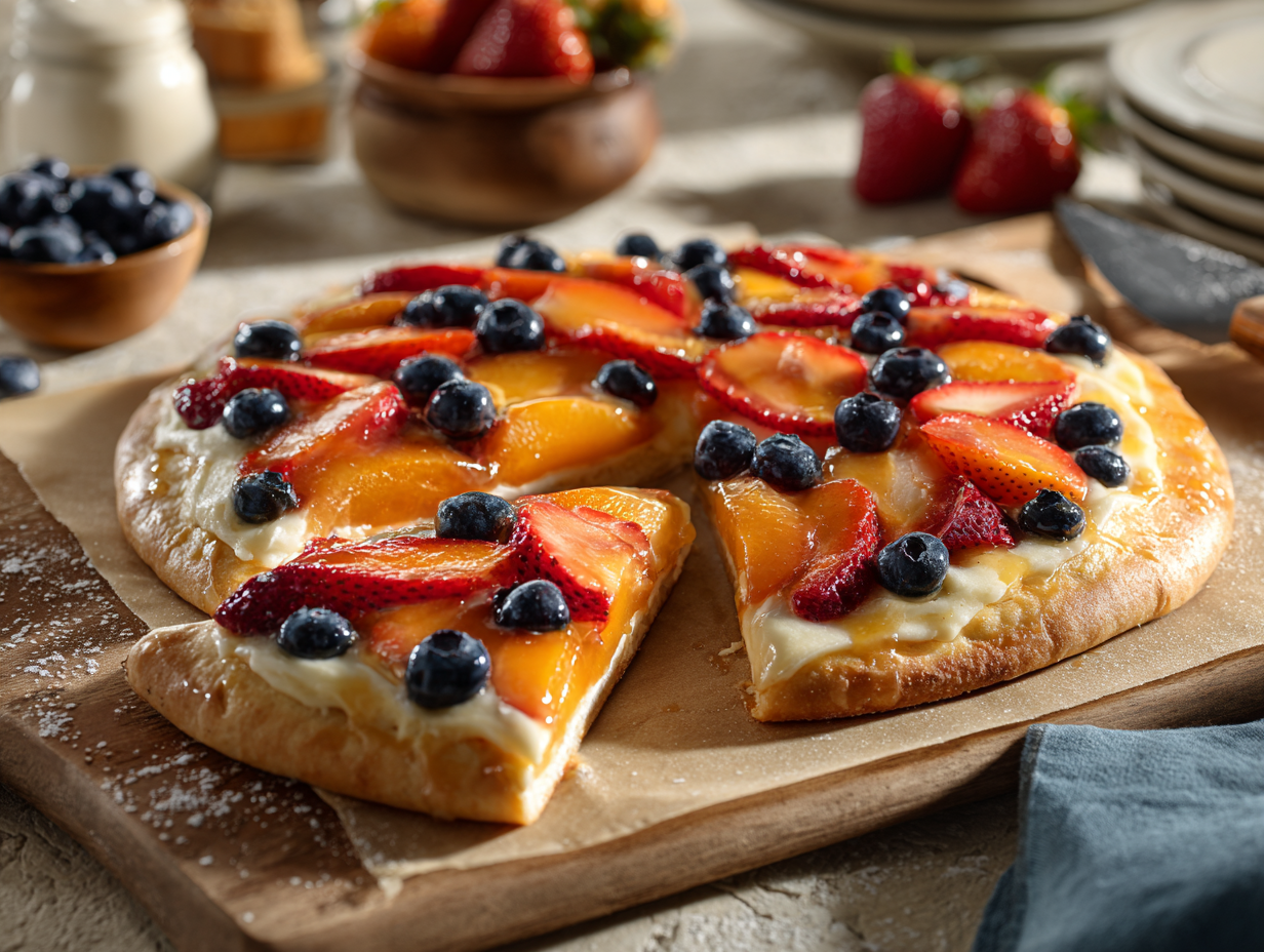 Bavarian Dessert Pizza