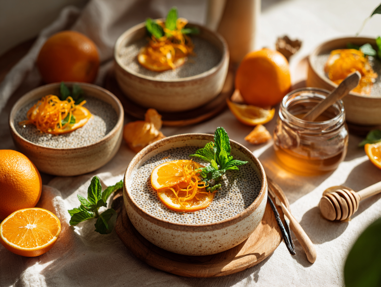 Zesty Orange Chia Pudding
