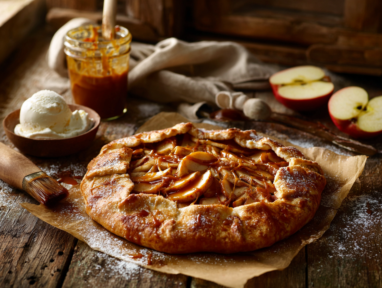 Caramel Apple Galette