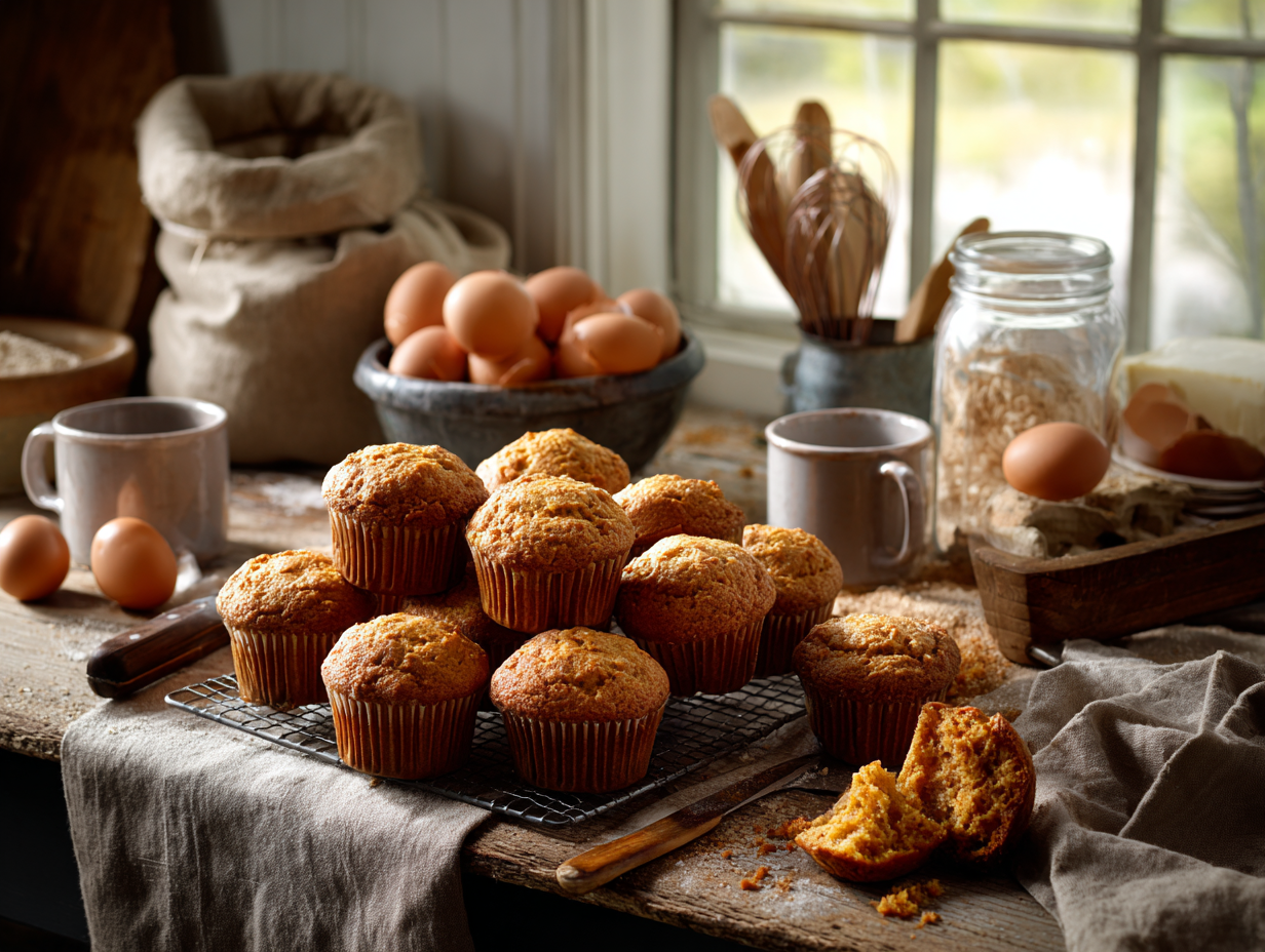 Artisanal Sourdough Muffins