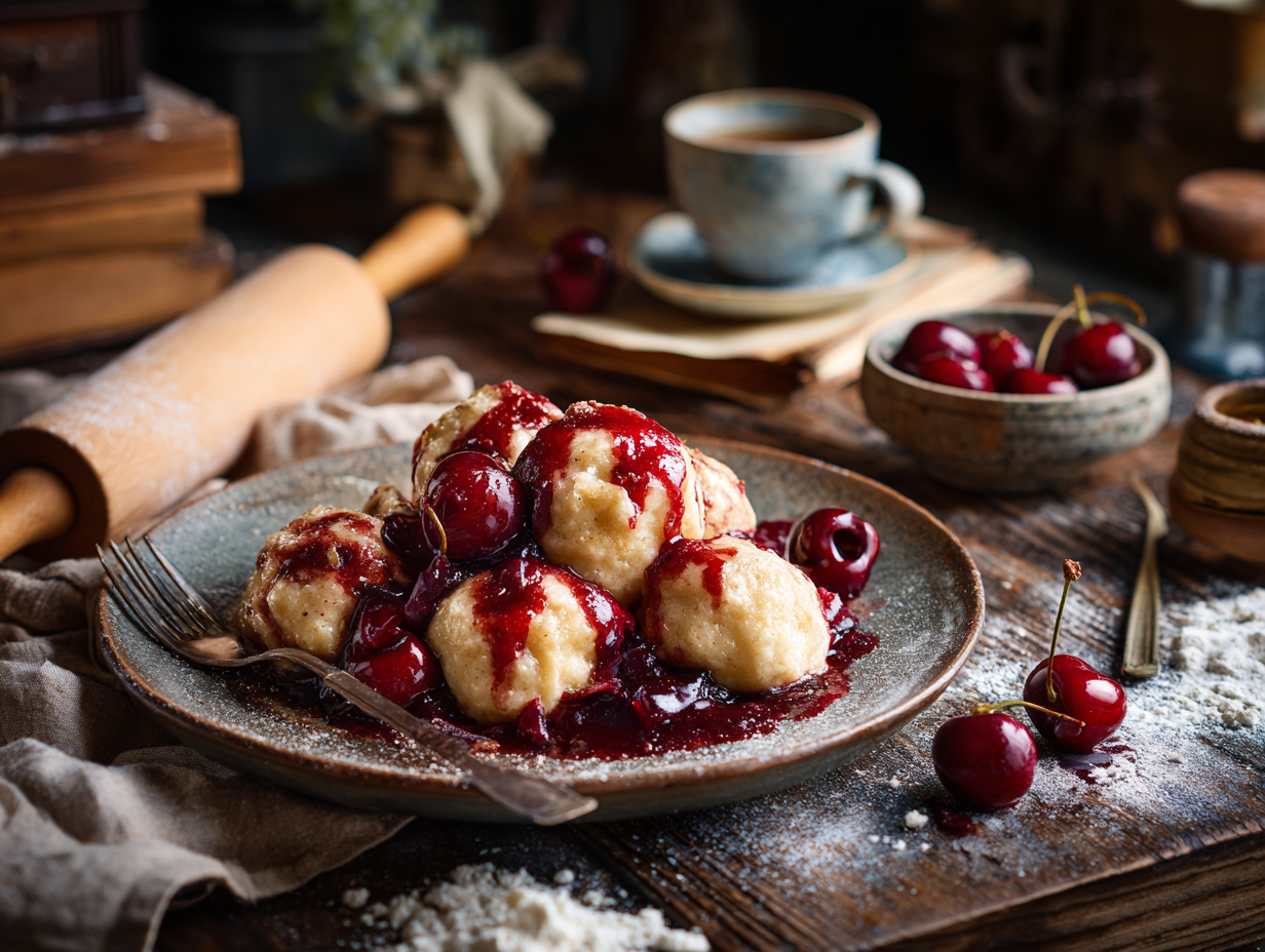 Sweet Cherry Dumplings