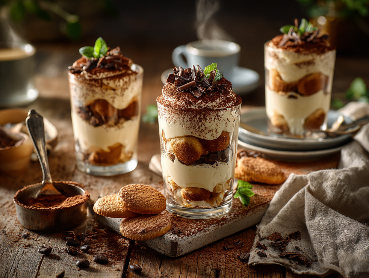 Mini Tiramisu Dessert Shooters