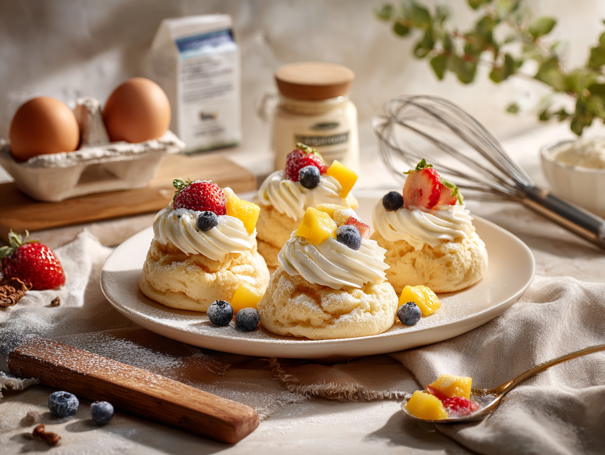 Heavenly Cloud Bread Dessert