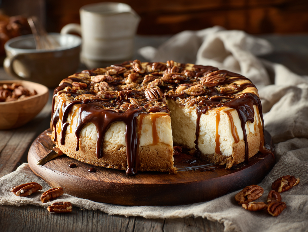 Turtle Cheesecake