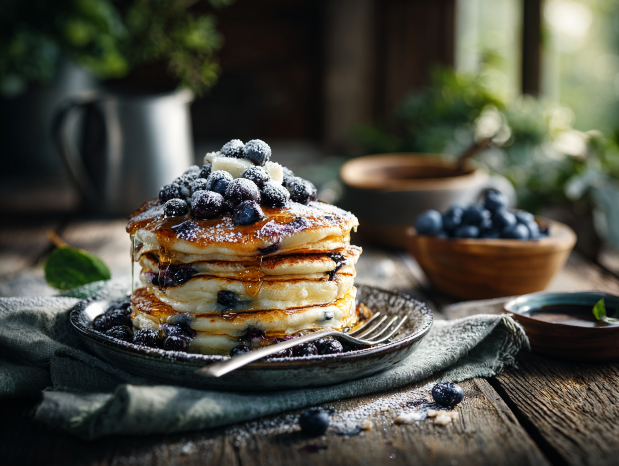 Blueberry Buttermilk Pancakes