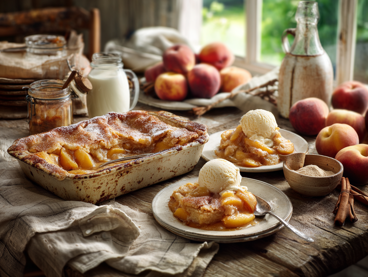 Classic Southern Peach Cobbler