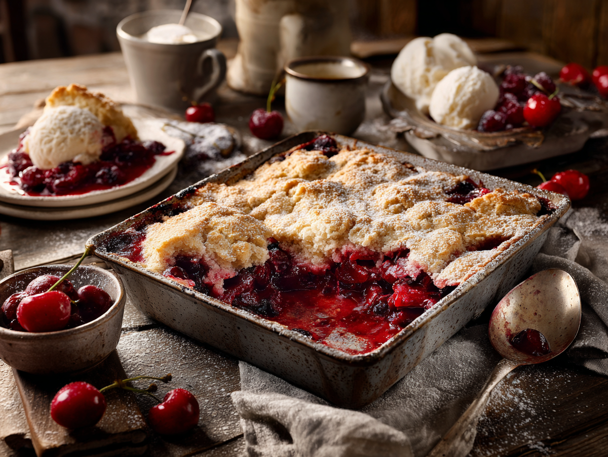 Classic Cherry Cobbler