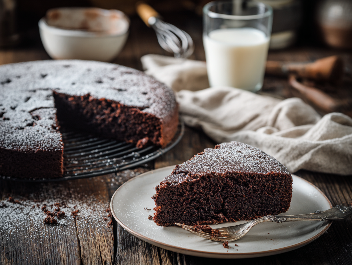 Eggless Chocolate Cake