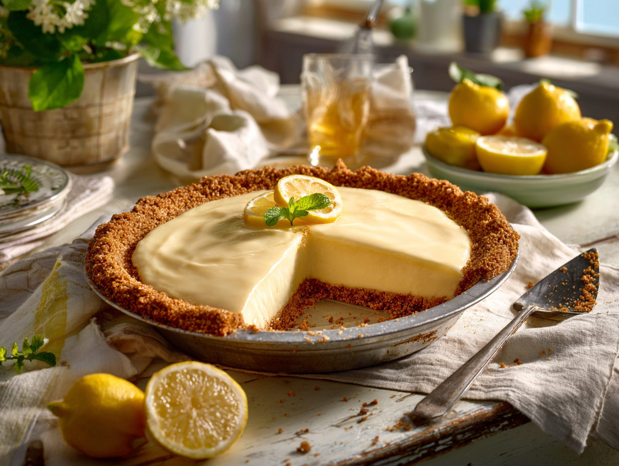 Classic Lemon Pie with Condensed Milk