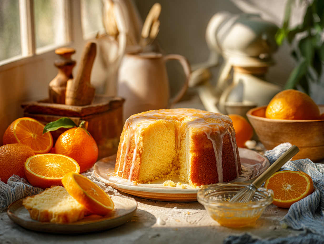 Moist Orange Cake