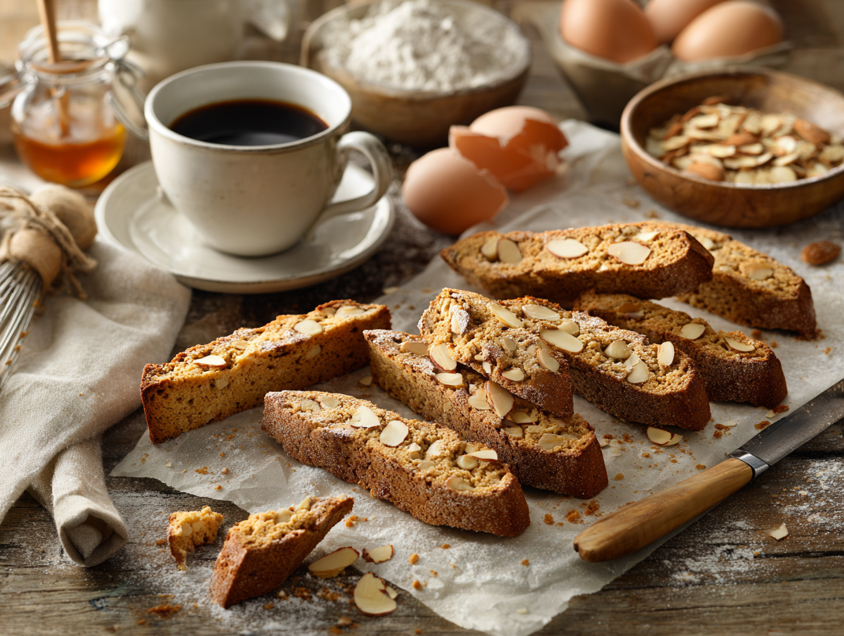 Simple Almond Biscotti