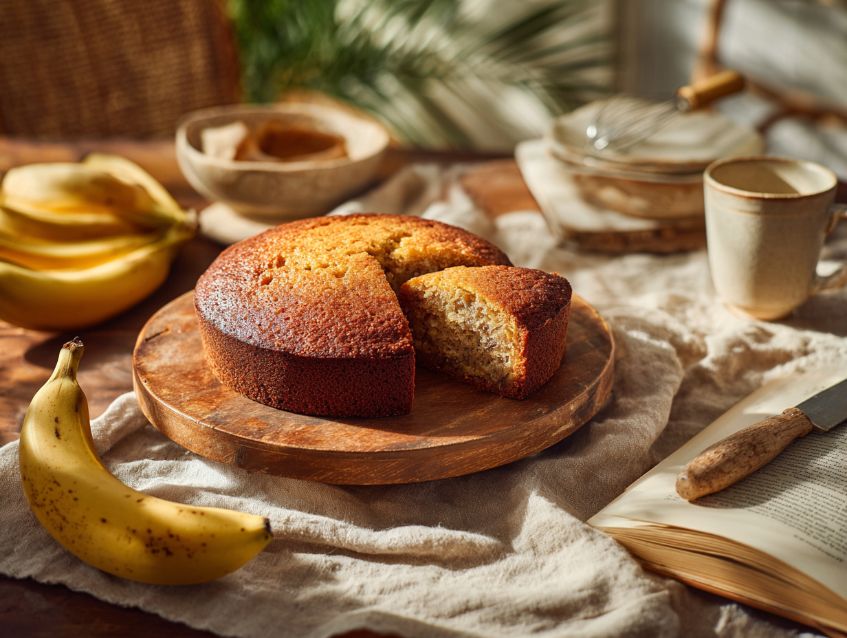 Moist Banana Cake