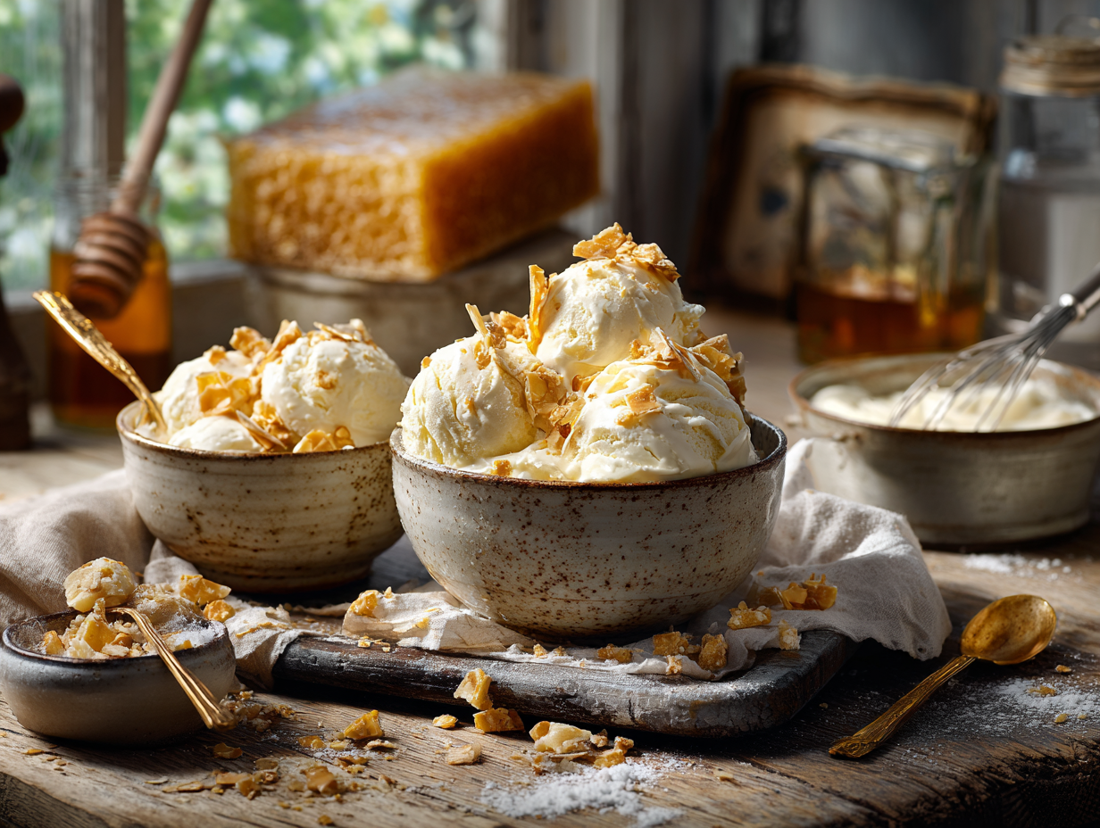 Honeycomb Ice Cream