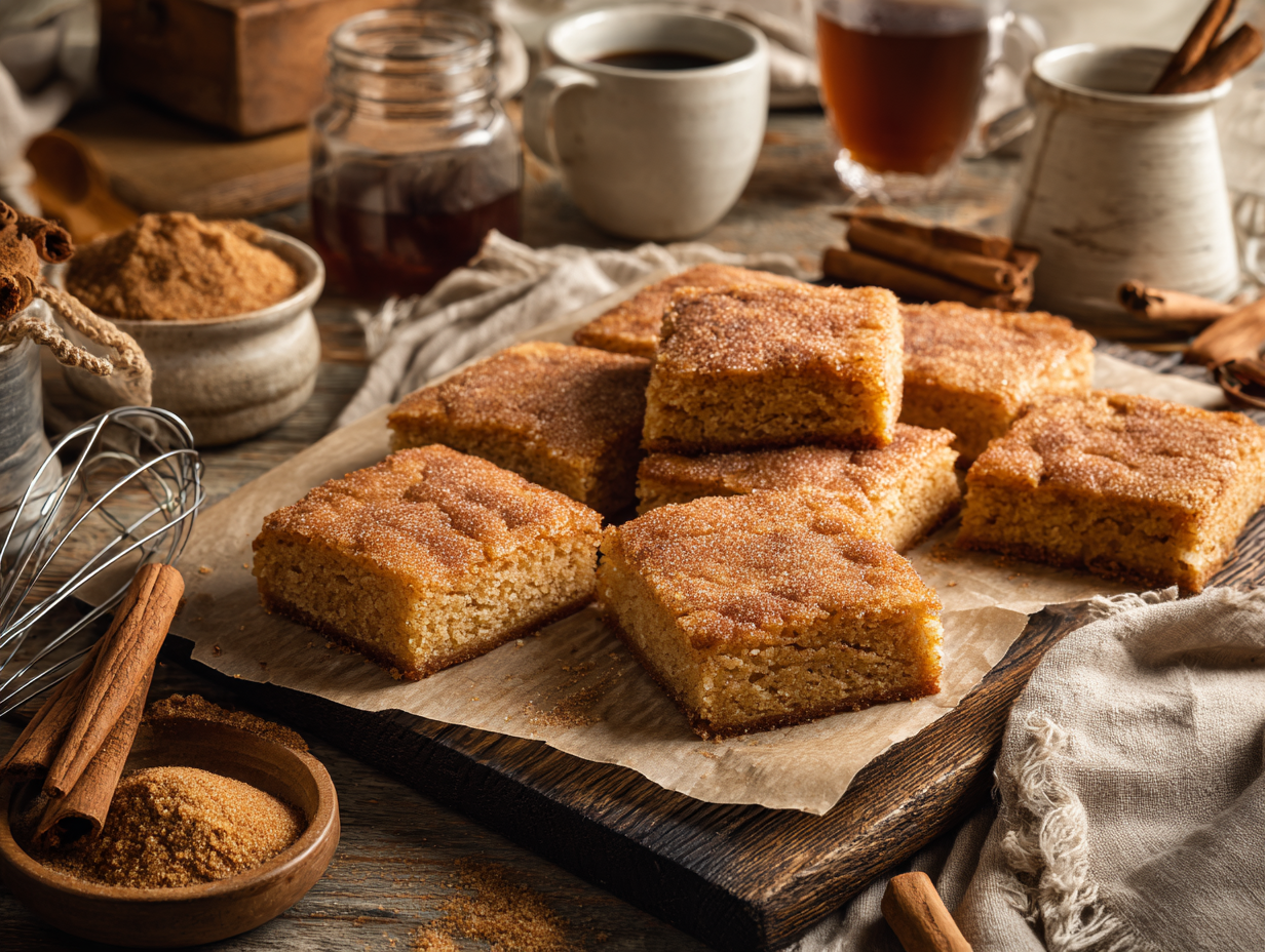 Brown Butter Snickerdoodle Bars