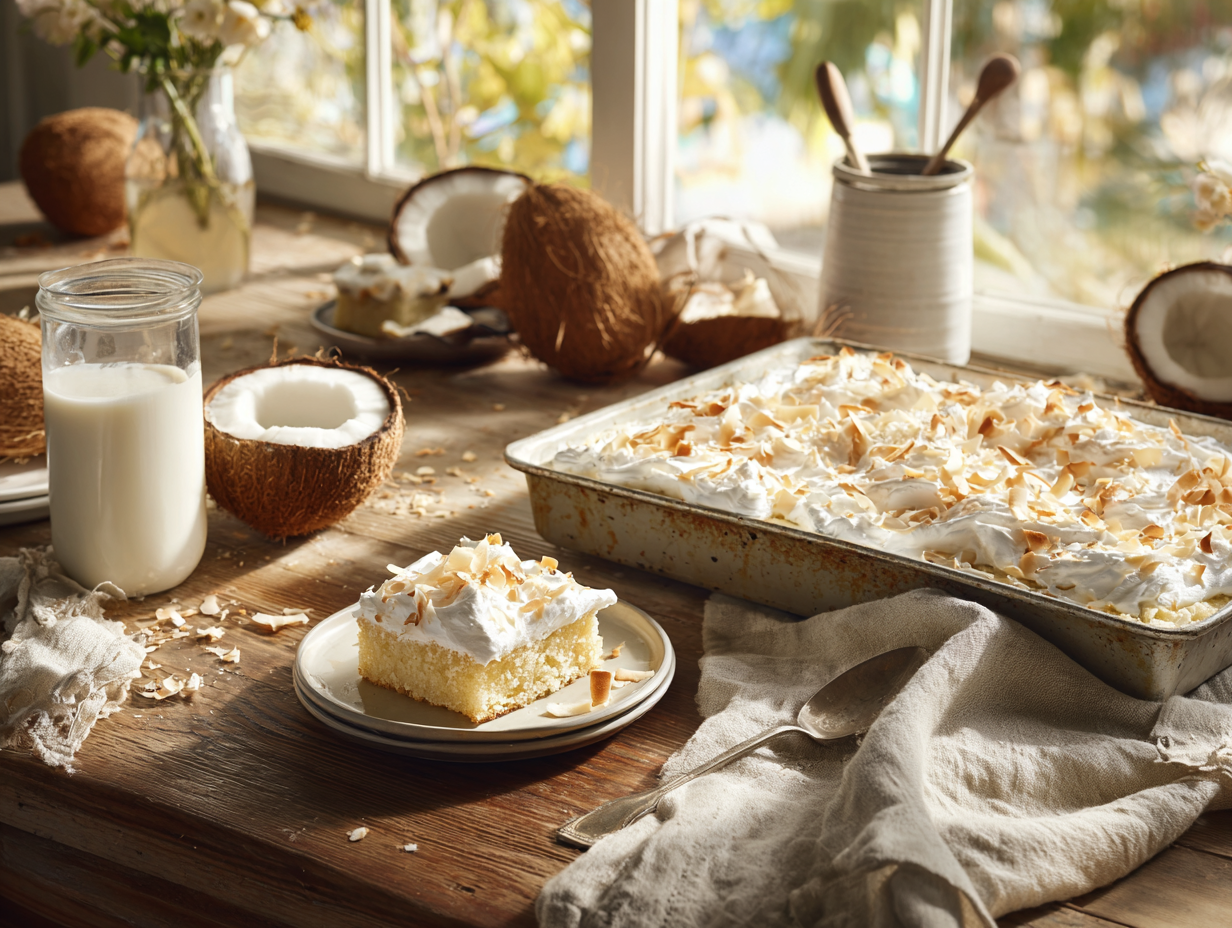 Coconut Tres Leches Cake