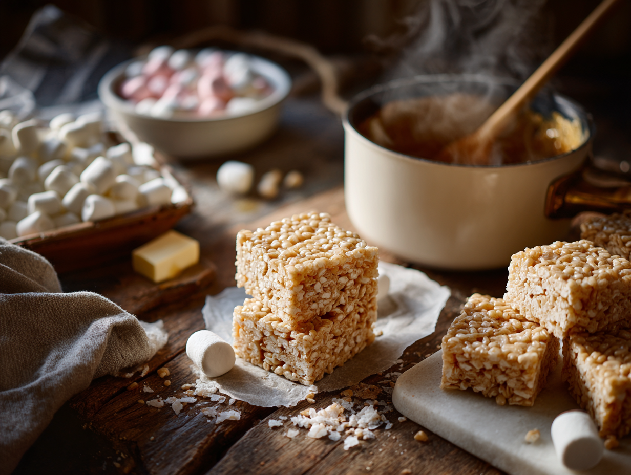 Brown Butter Rice Krispie Treats