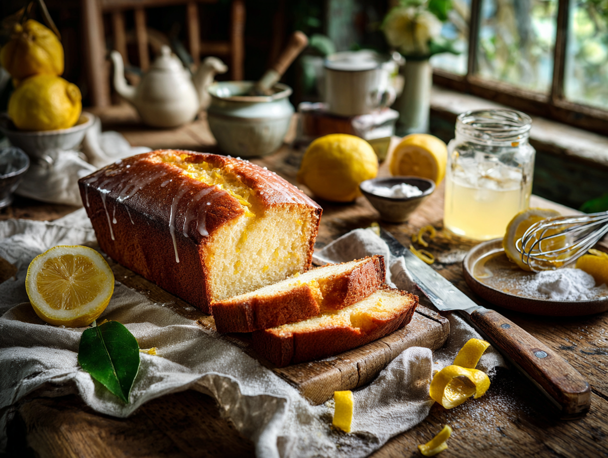 Lemon Yogurt Loaf Cake