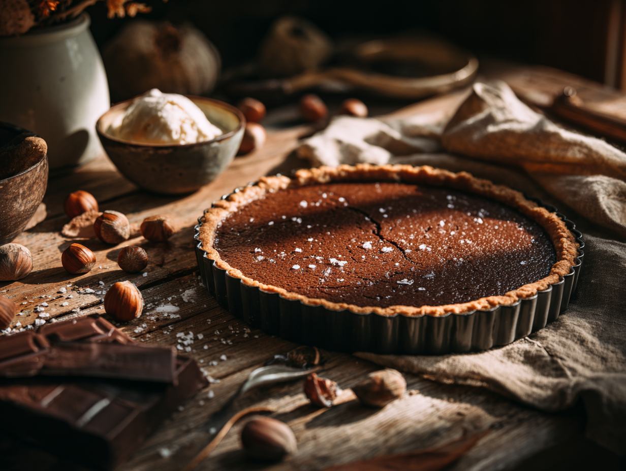 Brown Butter Chocolate Tart